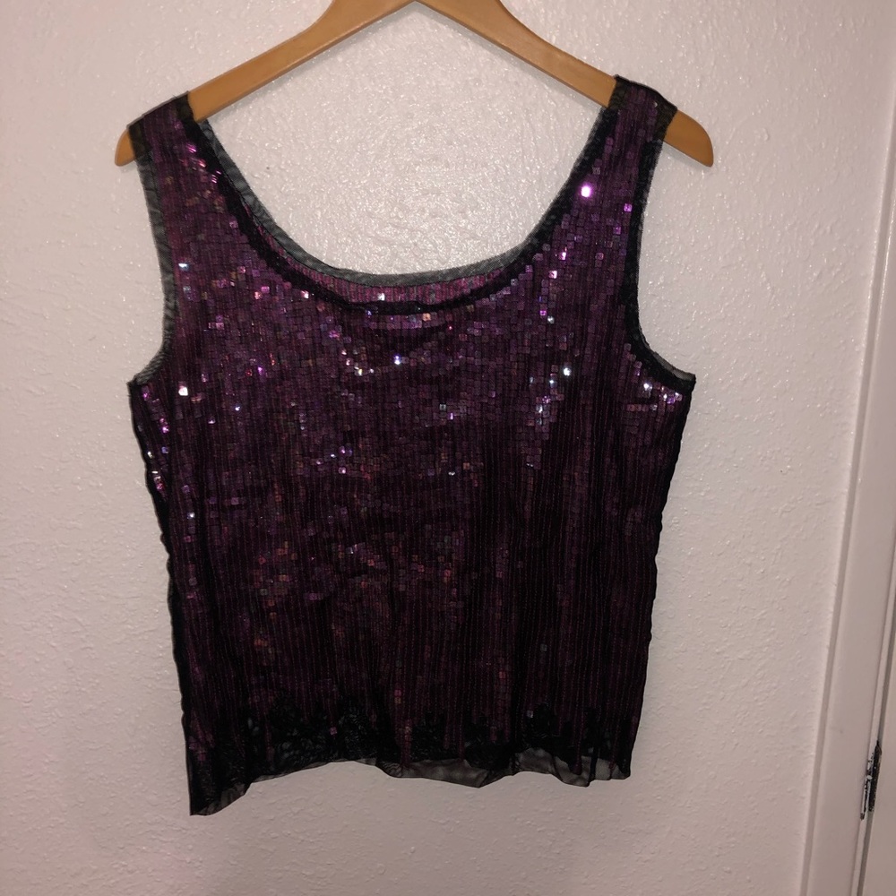 Yansi Fugel Sequin Camisole